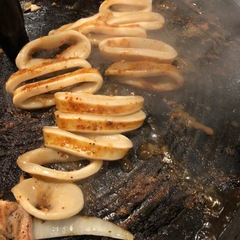 The Cast Iron Pot 3 - Squid - Korean Near Me - Flushing, New York