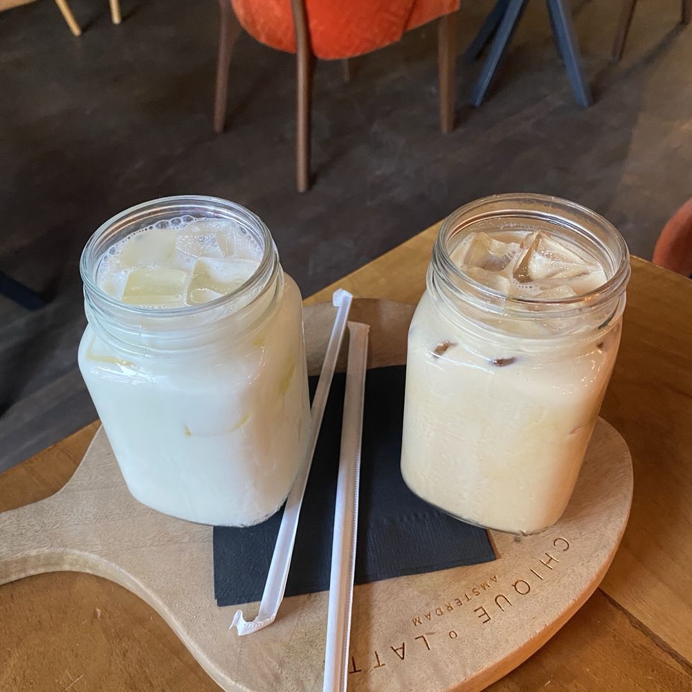 Brazilian lemonade and Vanilla Latte Brazilian lemonade and Vanilla Latte