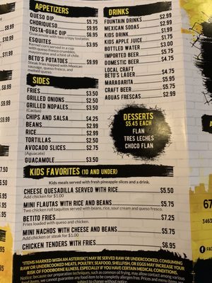 Menu photo 7 Beto's Tacos Lawrenceville, GA