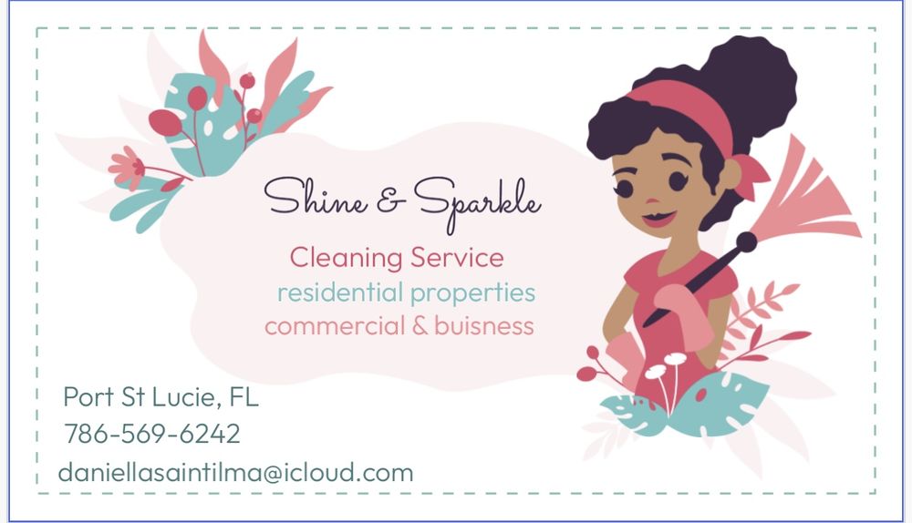 SHINE & SPARKLE CLEANING SERVICE Updated September 2024 Request a