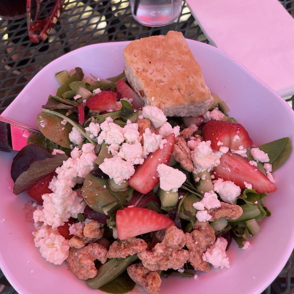 Grotto Cafe - Strawberry feta salad - Cafes Near Me - Cave Creek, Arizona Grotto Cafe - Strawberry feta salad - Cafes Near Me - Cave Creek, Arizona