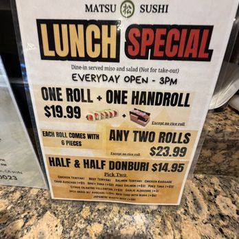 Matsu Sushi - Sushi Bars Near Me - Castaic, California