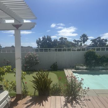 Falcon Builders Group - New fence, painted pergola, refinished deck. - General Contractors Near Me - San Diego, California Falcon Builders Group - New fence, painted pergola, refinished deck. - General Contractors Near Me - San Diego, California