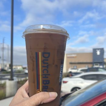 Dutch Bros Coffee - The drink looks "dark", but lacks coffee taste. I recommend the Golden Eagle for a more balance concoction. - Juice Bars & Smoothies Near Me - Fountain Valley, California Dutch Bros Coffee - The drink looks "dark", but lacks coffee taste. I recommend the Golden Eagle for a more balance concoction. - Juice Bars & Smoothies Near Me - Fountain Valley, California