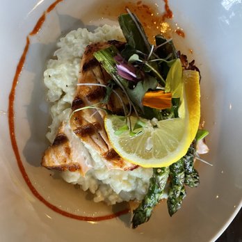 The Fireside Restaurant - Bourbon and Sirracha salmon - Cajun/Creole Near Me - Egg Harbor, Wisconsin
