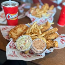 Raising Cane's Chicken Fingers - Food we ordered
