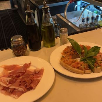 La Trattoria - Bruschetta Classica with side of prosciutto - Pizza Near Me - Naples, Florida