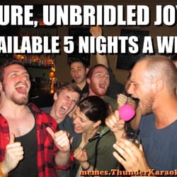 Dr Thunder Karaoke - One of our series of memes / ads. See the rest at http://memes.ThunderKaraoke.com