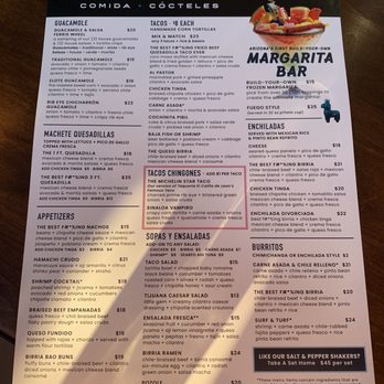 The Mexicano - Menu - Mexican Near Me - Chandler, Arizona