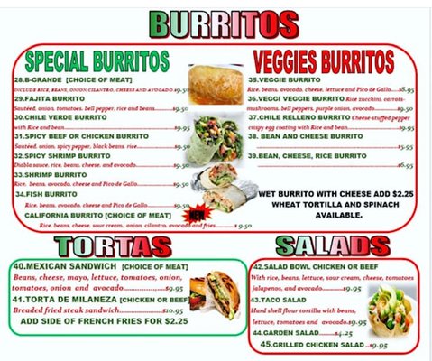 Menu photo 5 Cocina Dona Maria Santa Clara, CA