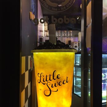 Little Sweet - Look for the boba drink lit up! On O'Farrell Street east of the old Barney's store. - Bubble Tea Near Me - San Francisco, California Little Sweet - Look for the boba drink lit up! On O'Farrell Street east of the old Barney's store. - Bubble Tea Near Me - San Francisco, California