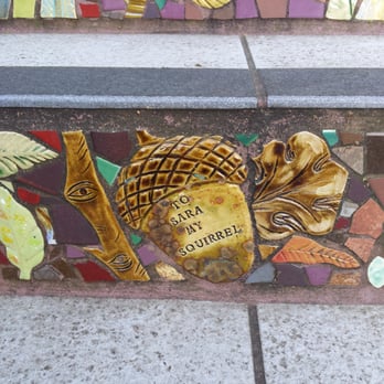 Hidden Garden Steps - Hidden in each step - Public Art Near Me - San Francisco, California Hidden Garden Steps - Hidden in each step - Public Art Near Me - San Francisco, California