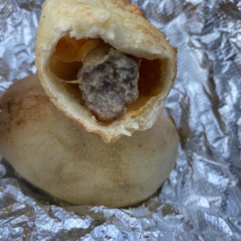 Sweet Beans Coffee Bar - Regular sausage kolache - Coffee & Tea Near Me - Hampton, Virginia