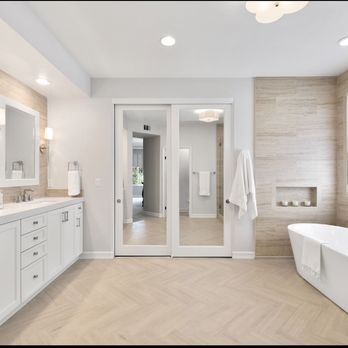 SoCal Renovations - A light and bright updated bathroom in Newport Coast - General Contractors Near Me