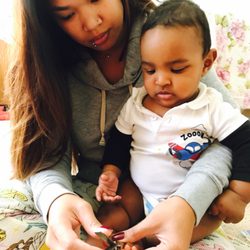 Missy E. Mobile Beauty - Youngest Client.. 6months old.. gets a trim every month.. :)