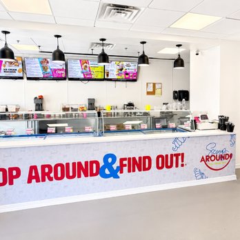 Scoop Around Ice Cream Bar - Serving Counter - Ice Cream & Frozen Yogurt Near Me - Chattanooga, Tennessee Scoop Around Ice Cream Bar - Serving Counter - Ice Cream & Frozen Yogurt Near Me - Chattanooga, Tennessee
