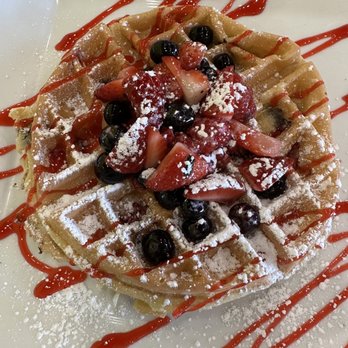 Waffles INCaffeinated - Upper St. Clair - Mega berry waffle - Breakfast & Brunch Near Me - Pittsburgh, Pennsylvania