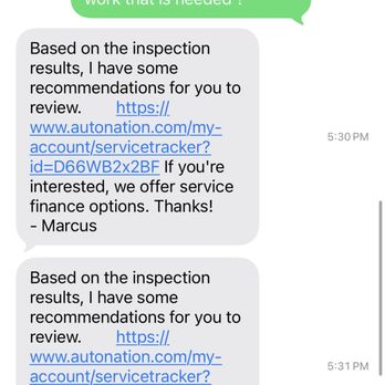 AutoNation Subaru Carlsbad - Spamming me with texts all day and not getting anything done - Car Buyers Near Me - Carlsbad, California