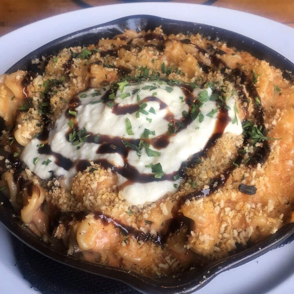 Druthers Brewing Company - Eggplant Mac and cheese- so delicious! - Burgers Near Me - Albany, New York Druthers Brewing Company - Eggplant Mac and cheese- so delicious! - Burgers Near Me - Albany, New York