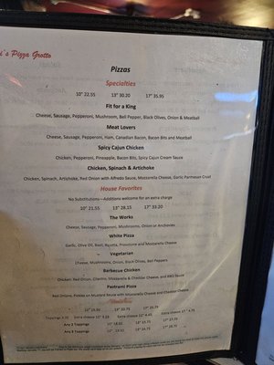 Menu photo 3 Last Chance INN Norco, CA