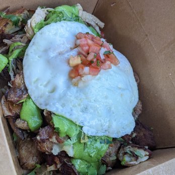 Over Easy - Kalua pig hash - to go - Breakfast & Brunch Near Me - Kailua, Hawaii
