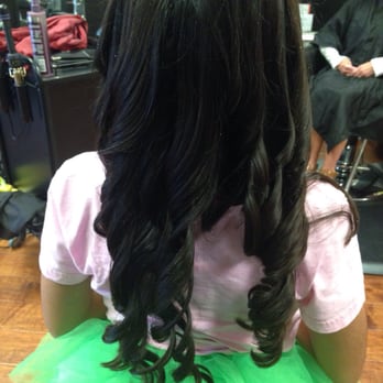 Lavish Salon & Spa - She even had glitter added because it was her birthday - Hair Salons Near Me - Jacksonville, Florida