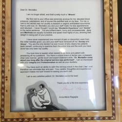 Dedicated Dental Care Services - A thank you letter from a patient
