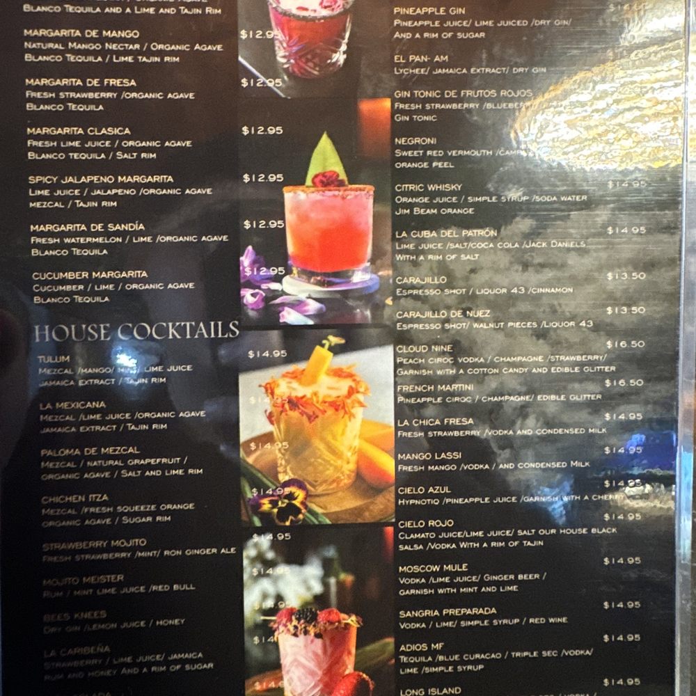 Santo Placer - Drink menu - Steakhouses Near Me - San Diego, California Santo Placer - Drink menu - Steakhouses Near Me - San Diego, California