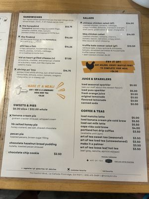 Menu photo 7 Honeybird La Cañada Flintridge, CA