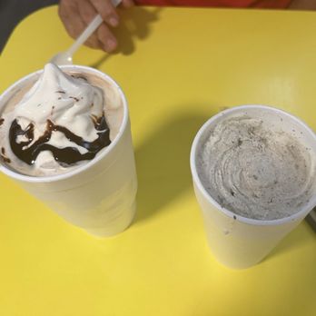Kurly Q - Boston malt, chocolate malt with hot fudge sundae on top. Avalanche - Ice Cream & Frozen Yogurt Near Me - Paris, Illinois Kurly Q - Boston malt, chocolate malt with hot fudge sundae on top. Avalanche - Ice Cream & Frozen Yogurt Near Me - Paris, Illinois