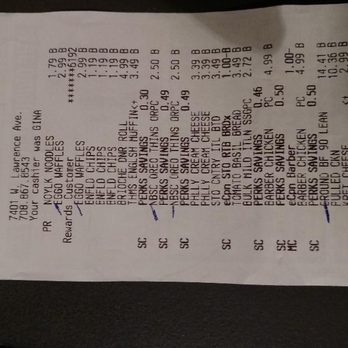 Mariano's - receipt with the incorrect price 0f 14.41 - Grocery Near Me - Harwood Heights, Illinois Mariano's - receipt with the incorrect price 0f 14.41 - Grocery Near Me - Harwood Heights, Illinois