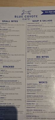 Menu photo 7 Blue Coyote Cafe Scottsdale, AZ Menu photo 7 Blue Coyote Cafe Scottsdale, AZ