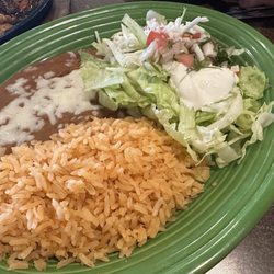 The sides-rice not good!