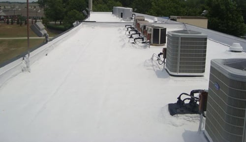 Slide of All Weather Insulated Roof Coating Services