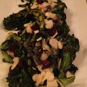 Nick's Cove - Broccoli rabe with cranberries and goat cheese... Tasty! - Seafood Near Me - Marshall, California Nick's Cove - Broccoli rabe with cranberries and goat cheese... Tasty! - Seafood Near Me - Marshall, California