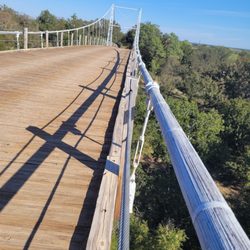 Regency Bridge Park - Close up of suspension cable.