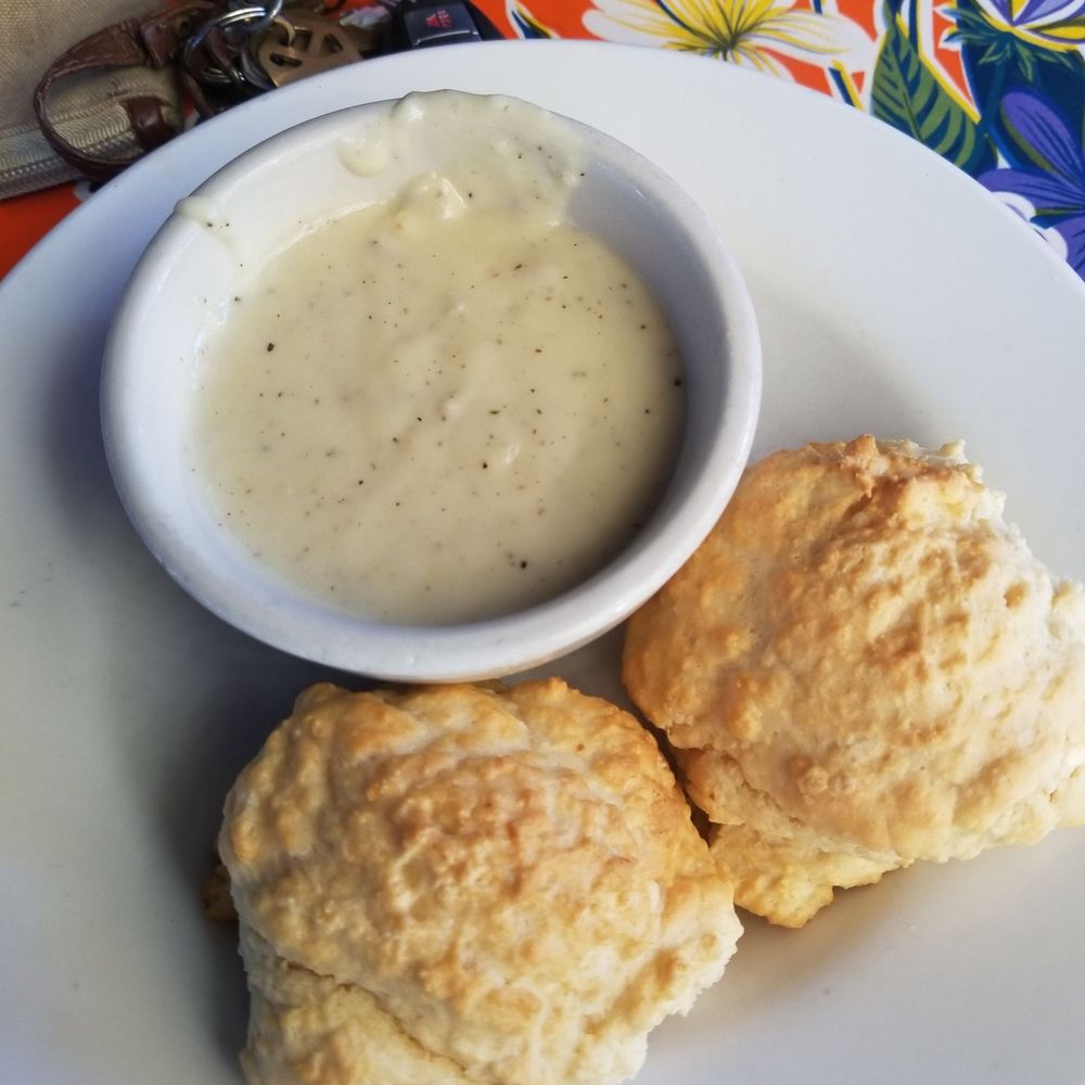 Beach Break Cafe - Side of biscuits and gravy - Breakfast & Brunch Near Me - Oceanside, California Beach Break Cafe - Side of biscuits and gravy - Breakfast & Brunch Near Me - Oceanside, California