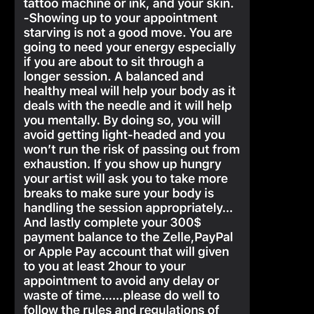 OHV Tattoos - The text saying you have to pay two hrs ahead - Tattoo Near Me - Seattle, Washington OHV Tattoos - The text saying you have to pay two hrs ahead - Tattoo Near Me - Seattle, Washington