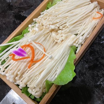Happy Lamb Hot Pot - Enoki Mushroom - Chinese Near Me - Dublin, California