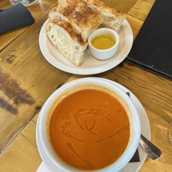 Niner Wine Estates - Tomato' soup and focaccia bread -must have - Wine Tasting Room Near Me - Paso Robles, California Niner Wine Estates - Tomato' soup and focaccia bread -must have - Wine Tasting Room Near Me - Paso Robles, California