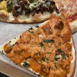 Village Maria Pizzeria - Chicken penne vodka slice