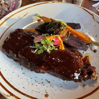 Salty Steer - Bison meatloaf, roasted seasonal veg - Steakhouses Near Me - Wall, South Dakota Salty Steer - Bison meatloaf, roasted seasonal veg - Steakhouses Near Me - Wall, South Dakota