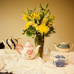 Hamill's Florist - last minute arrangement to fill a gap in the space!!!