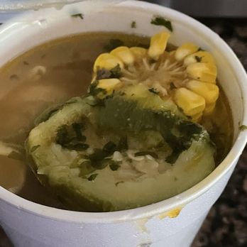 El Taco De Jalisco - Caldo de Pollo overflowing with veggies - Mexican Near Me - San Antonio, Texas