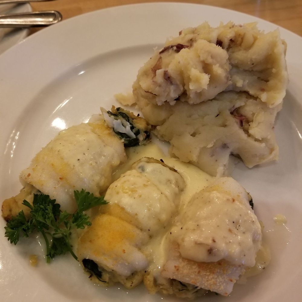 Atlantic Sea Grill - Stuffed flounder and mashed potatoes - Seafood Near Me - Acton, Massachusetts Atlantic Sea Grill - Stuffed flounder and mashed potatoes - Seafood Near Me - Acton, Massachusetts