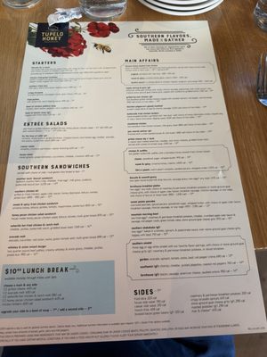 Menu photo 1 Tupelo Honey Lenexa, KS