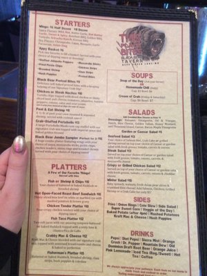 Menu photo 6 Black Bear Tavern and Restaurant Mc Henry, MD