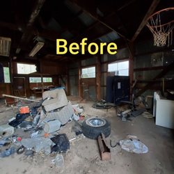 2 Guys 1 Truck - Before: Garage/Shop Clean out