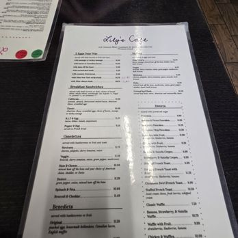 Lily's Coffee House - Specials - Breakfast & Brunch Near Me - Lombard, Illinois