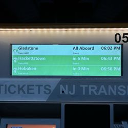 Summit Train Station - After all the Track 2 hype it actually was Track 1. If you're unable to run up stairs, no problem, they'll have another in an hour.